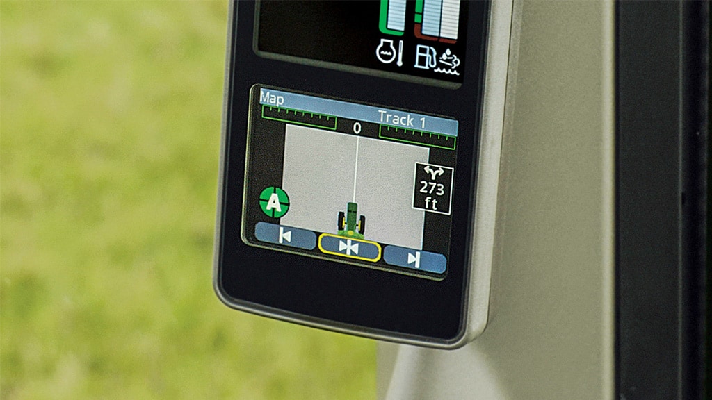 close up of autotrac display