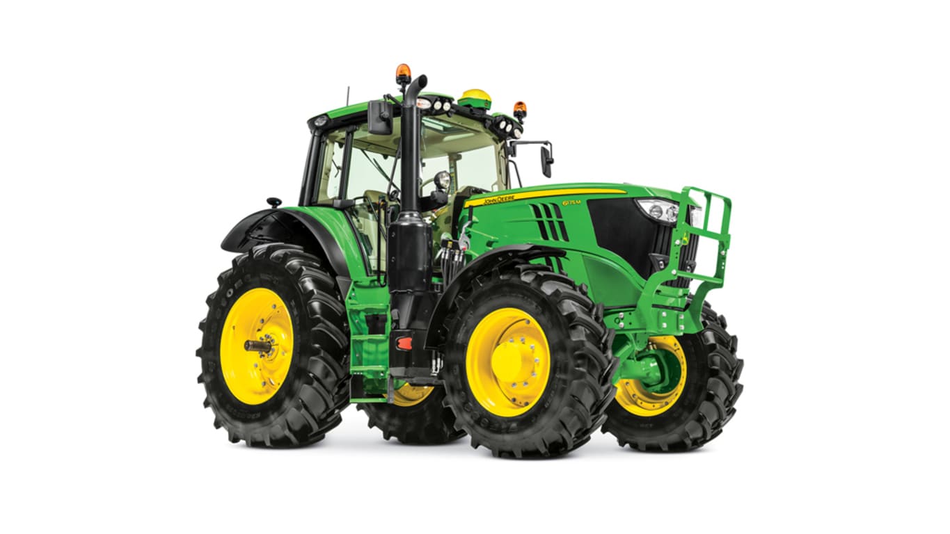 studio image of 6175m utility tractor