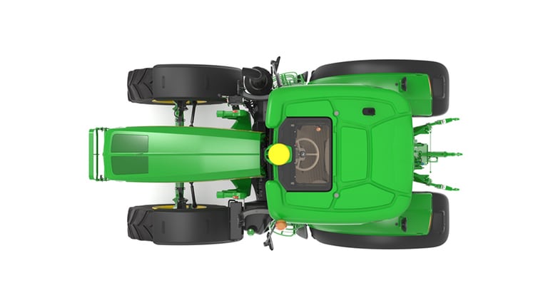 top-down studio shot of a 6M 145 on a white background