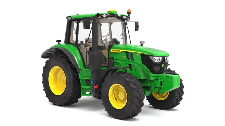 Front-right studio rendering of 6M 150 Tractor