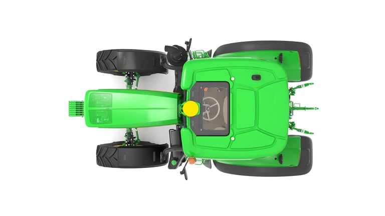 top-down studio shot of a 6M 150 on a white background