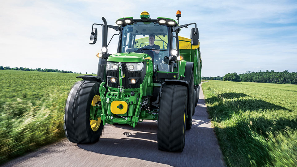 Auspuff Chrom 65mm - 1070mm für John Deere 6 Serie