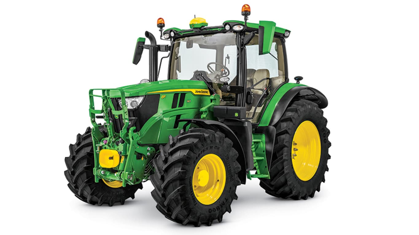 studio image of 6r 140 utility tractor