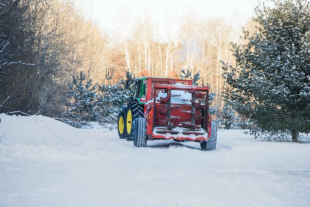 modified manure spreader