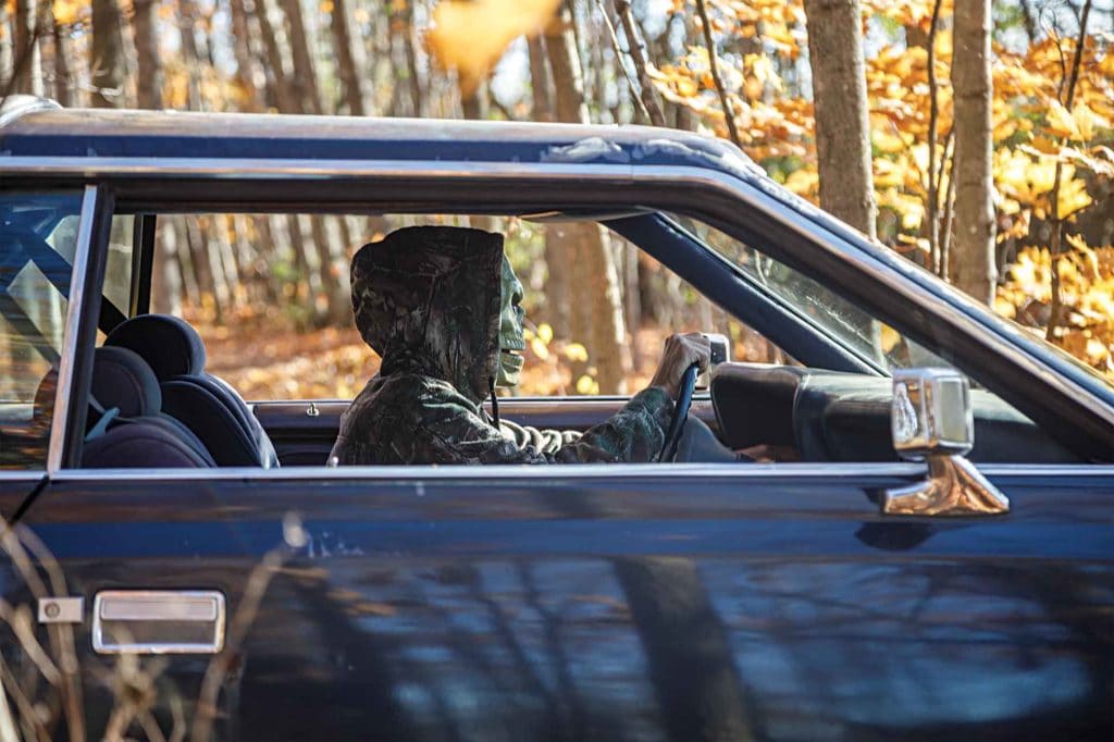 Skeleton driving car