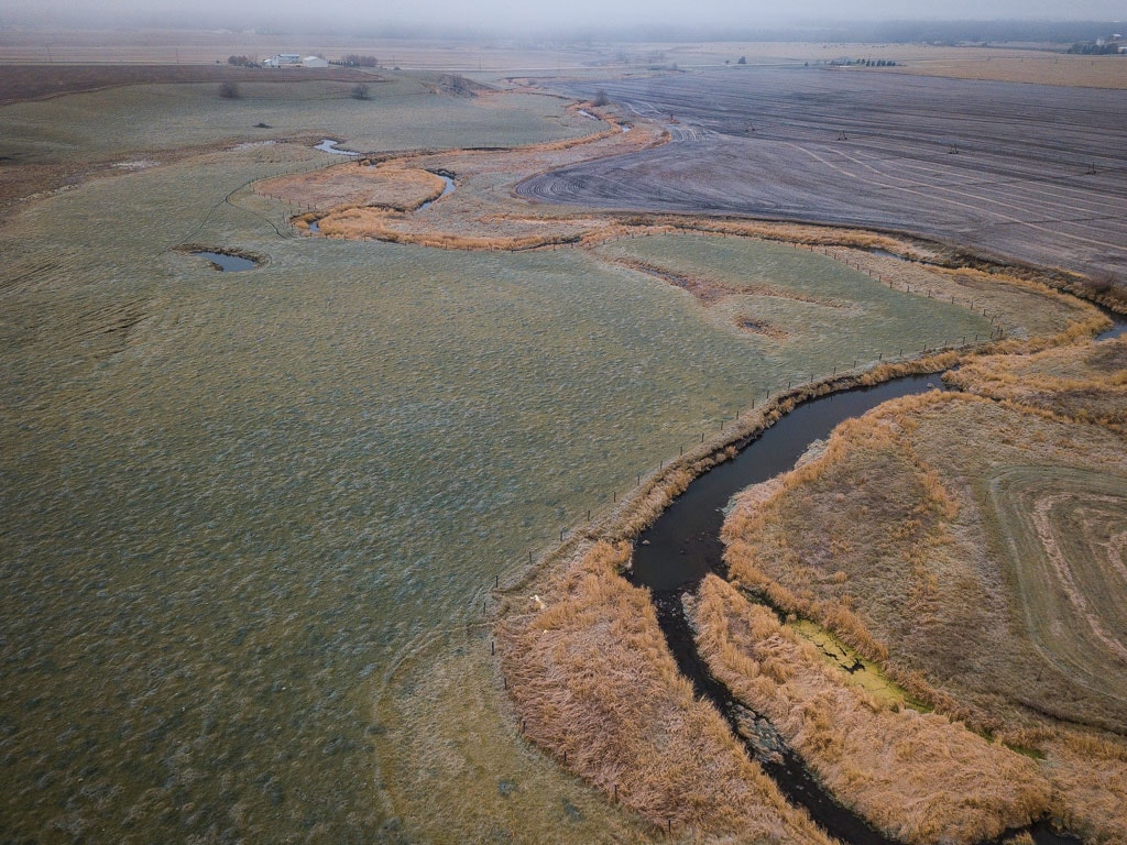 kidney shaped oxbow photo