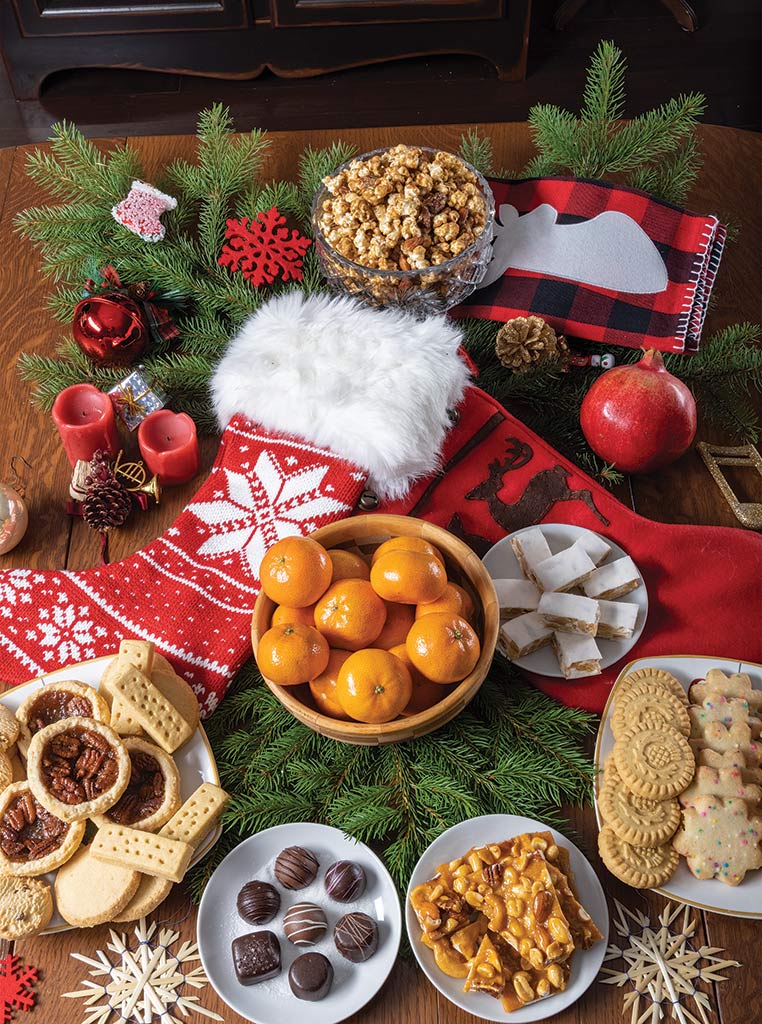 A variety of baked goodies for the holiday