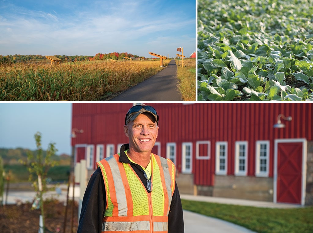 The ‘Farm at the Arb’ is a newly developed demonstration farm designed to show high production agriculture to MN Landscape Arboretum visitor