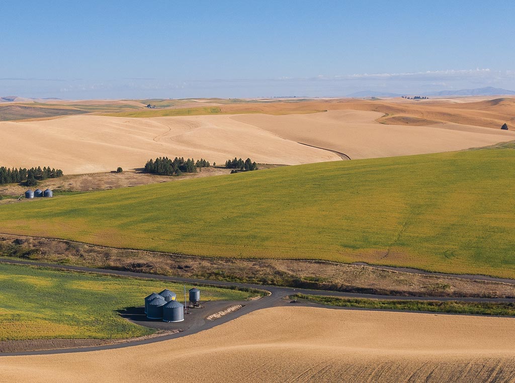 photo of farm from a distance