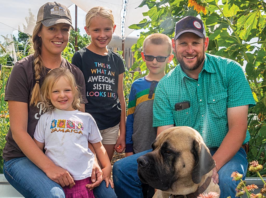 Homesteader family photo