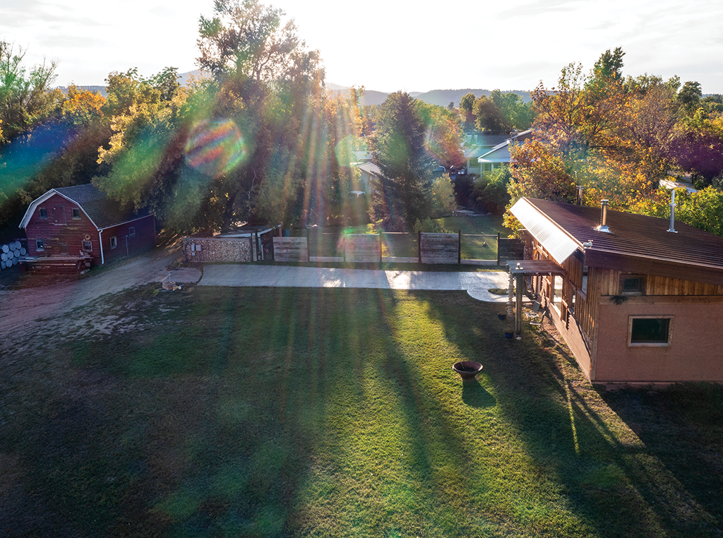 sunrise over Capp home