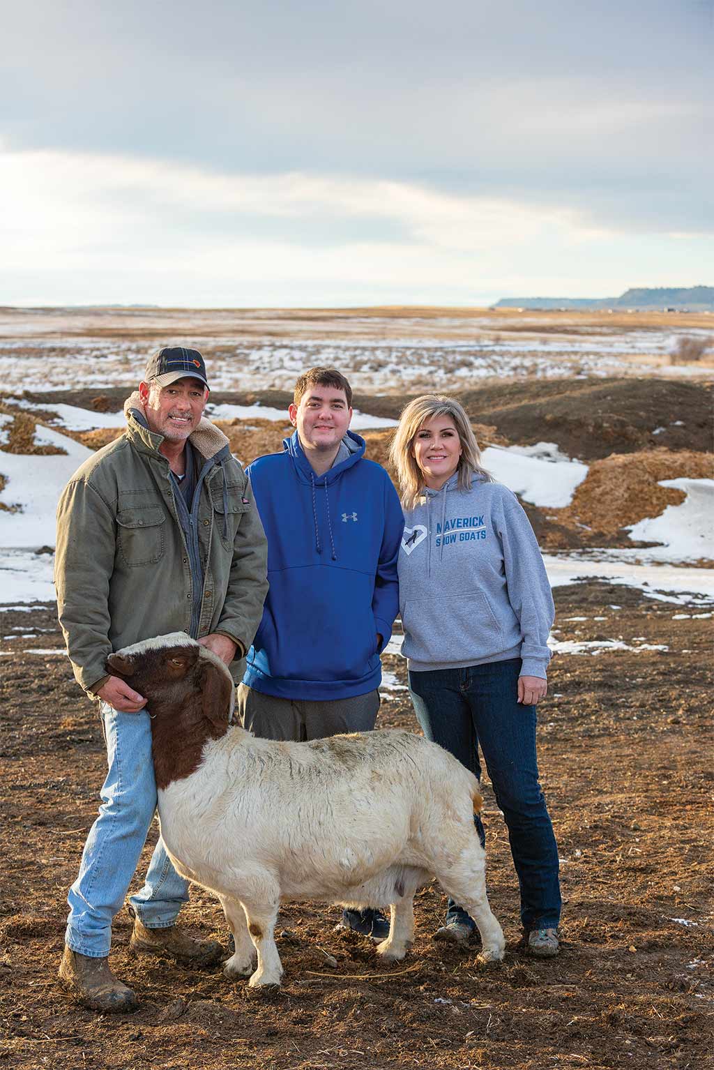 goat farmer family