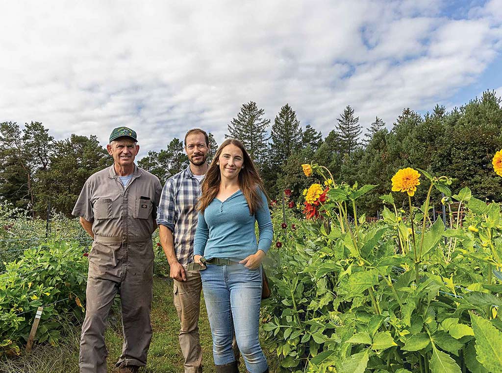 Vermeulen family in their field