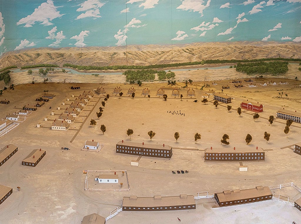 old west diorama