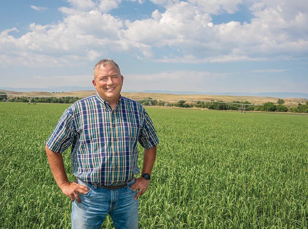 Photo of man in a field