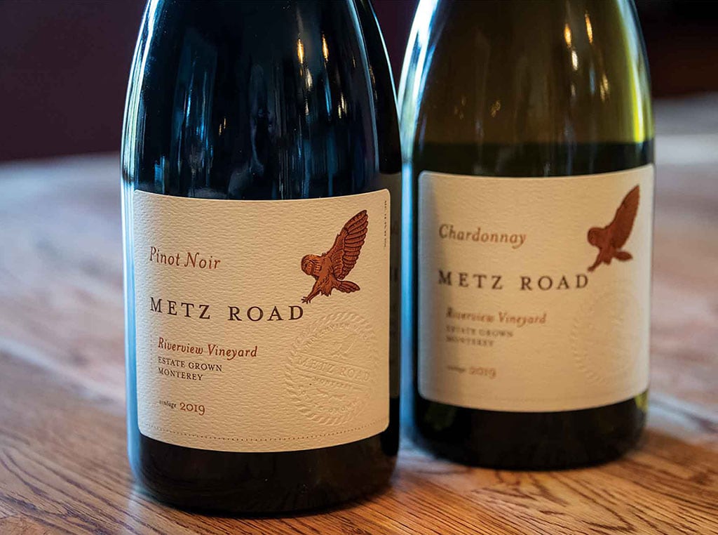 Metz Road wine bottles