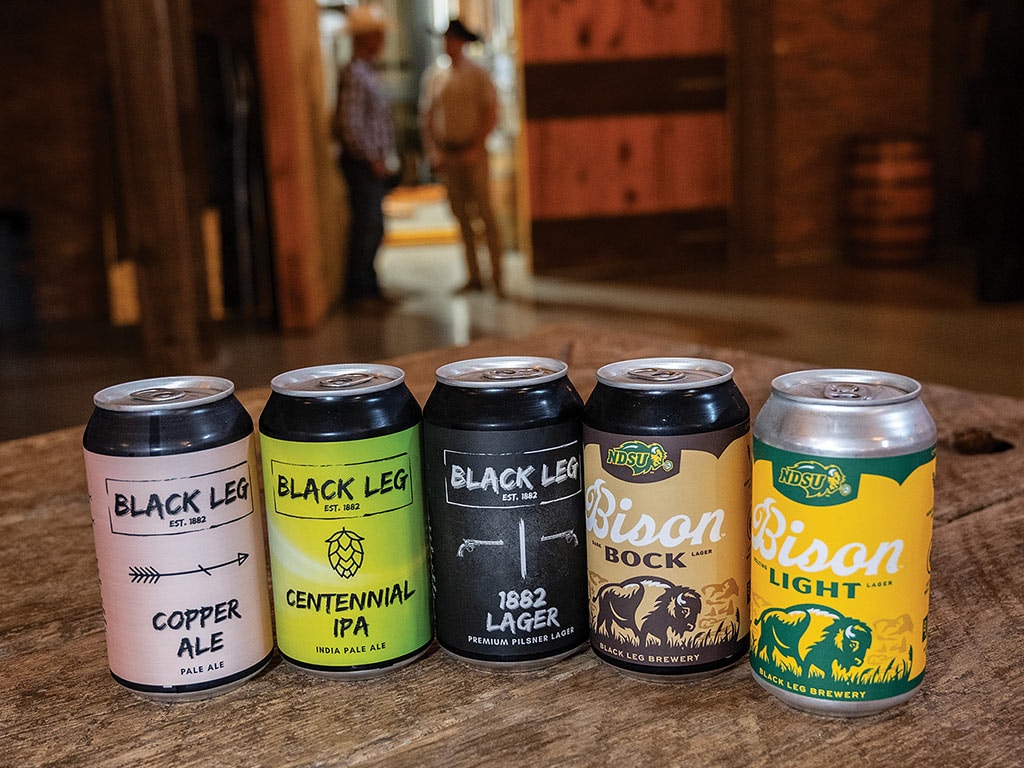 Five various craft beer cans
