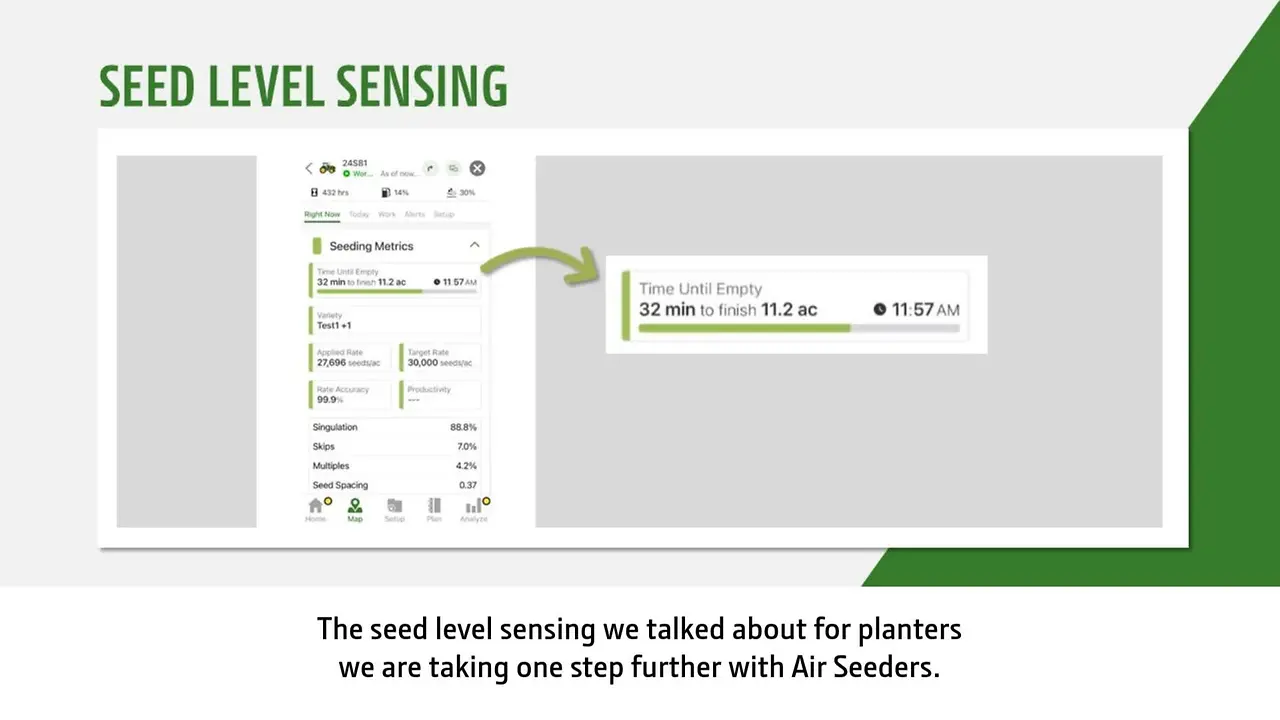 Seed Level Sensing | John Deere US